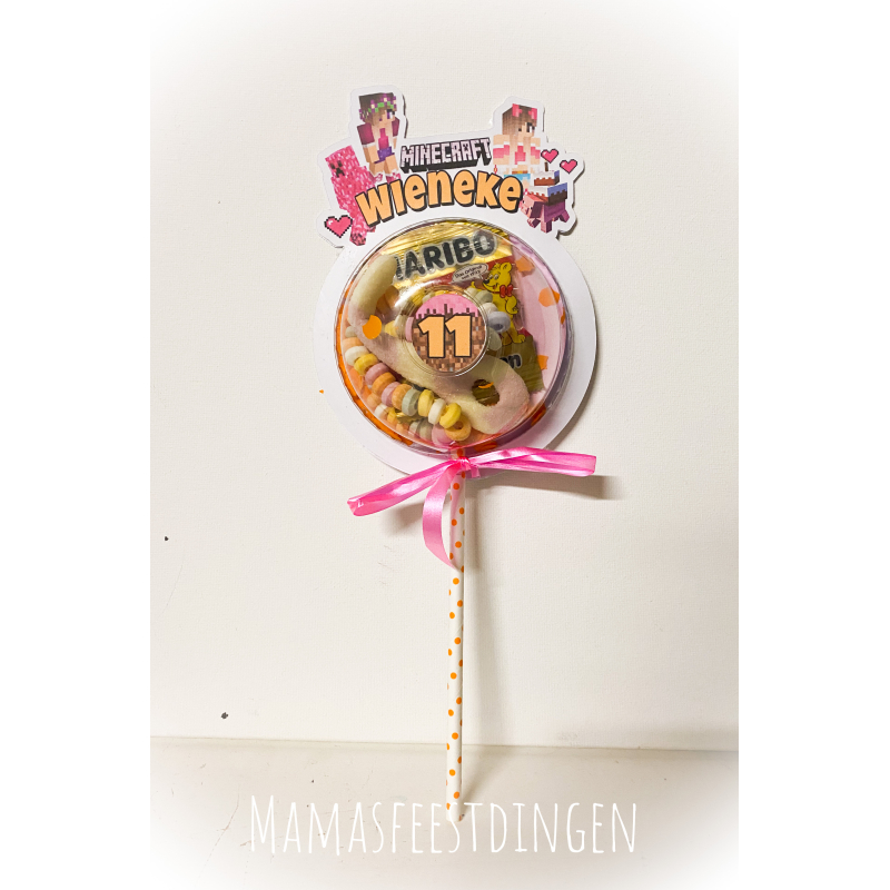 Traktatie bol minecraft girl 