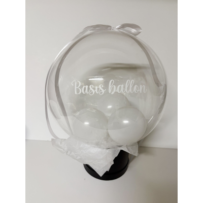 Basis ballon op hoedendoos zwart 