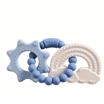 Bijtring blauw 