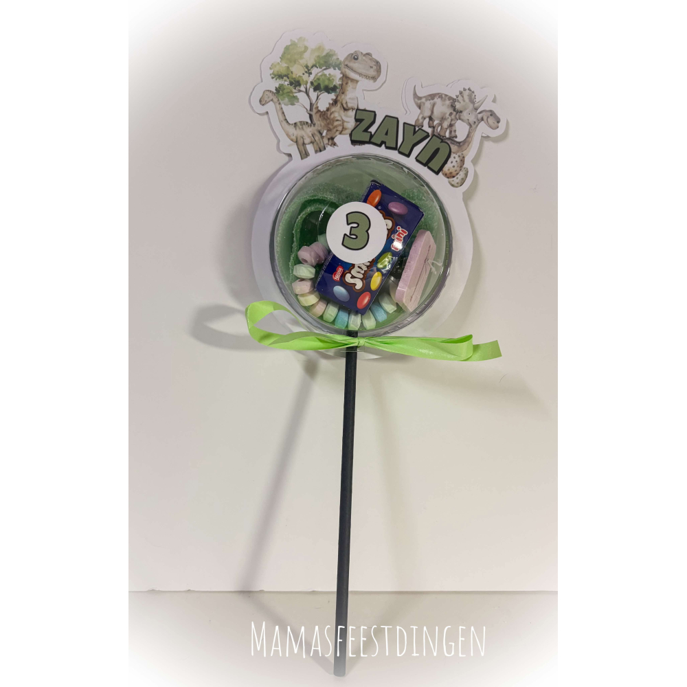  Traktatie bol  dino  vriendelijk 