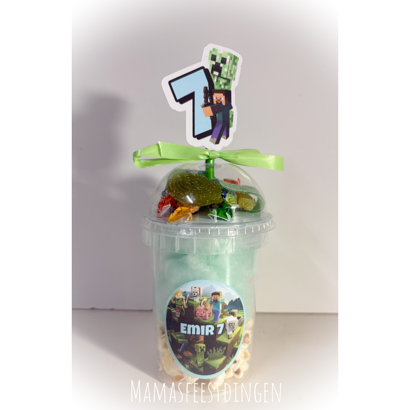 Suikerspin , popcorn en snoep Minecraft 