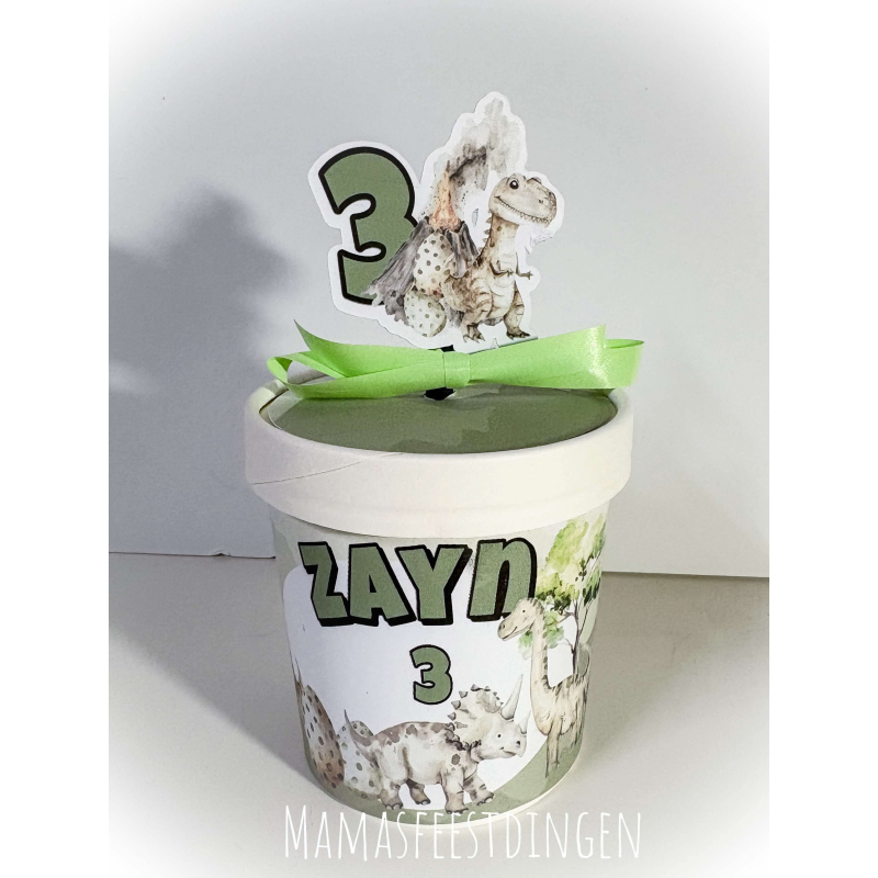 Party cup,dino vriendelijk zelf vullen 