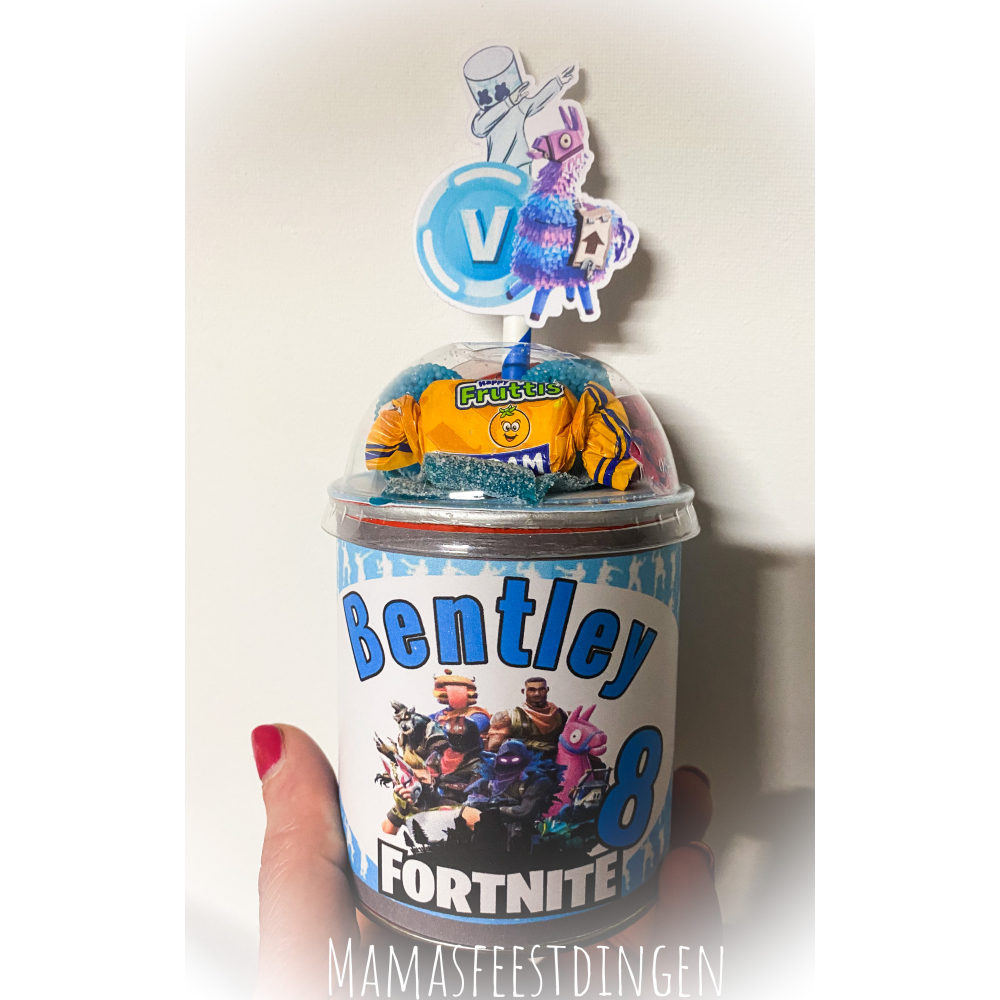 Pringles met snoepdeksel Fortnite 