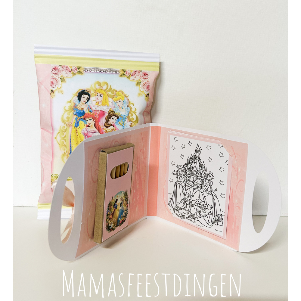 Kleurkoffertje met chips 