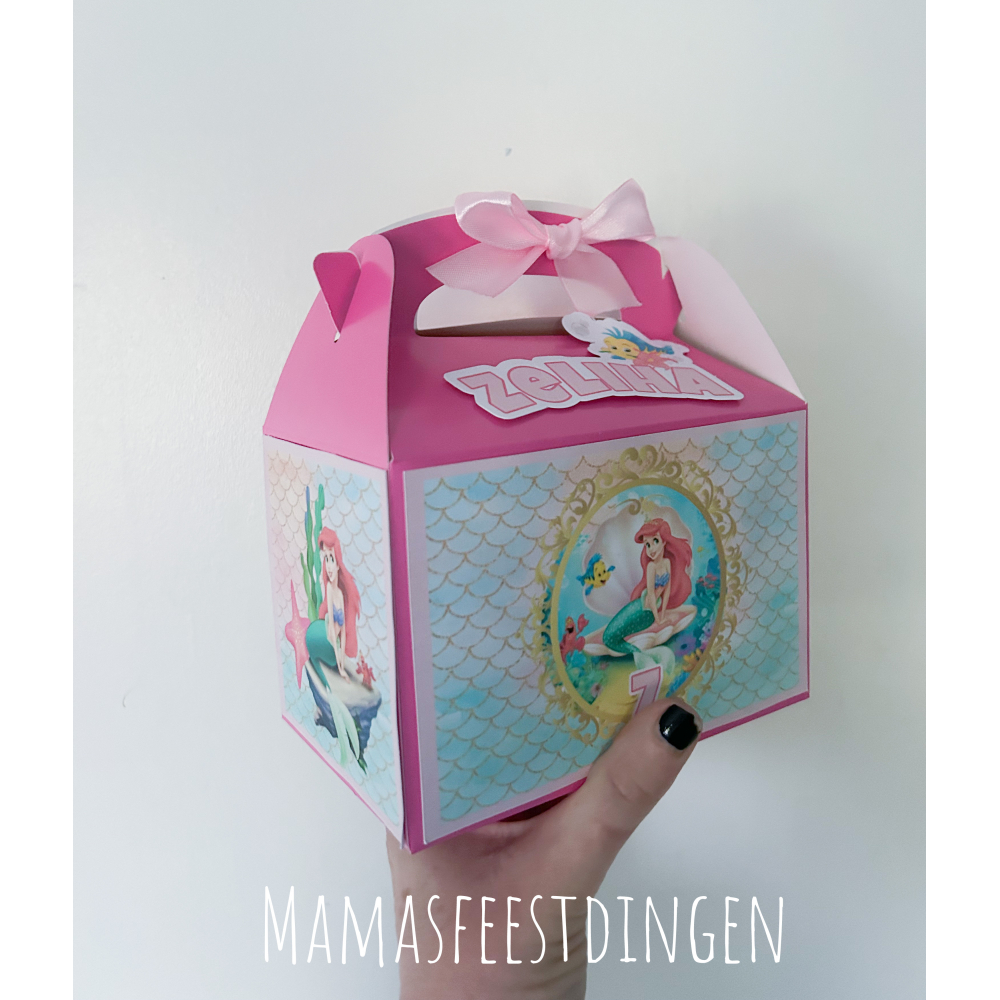 Traktatie box Ariël. Zelf vullen 