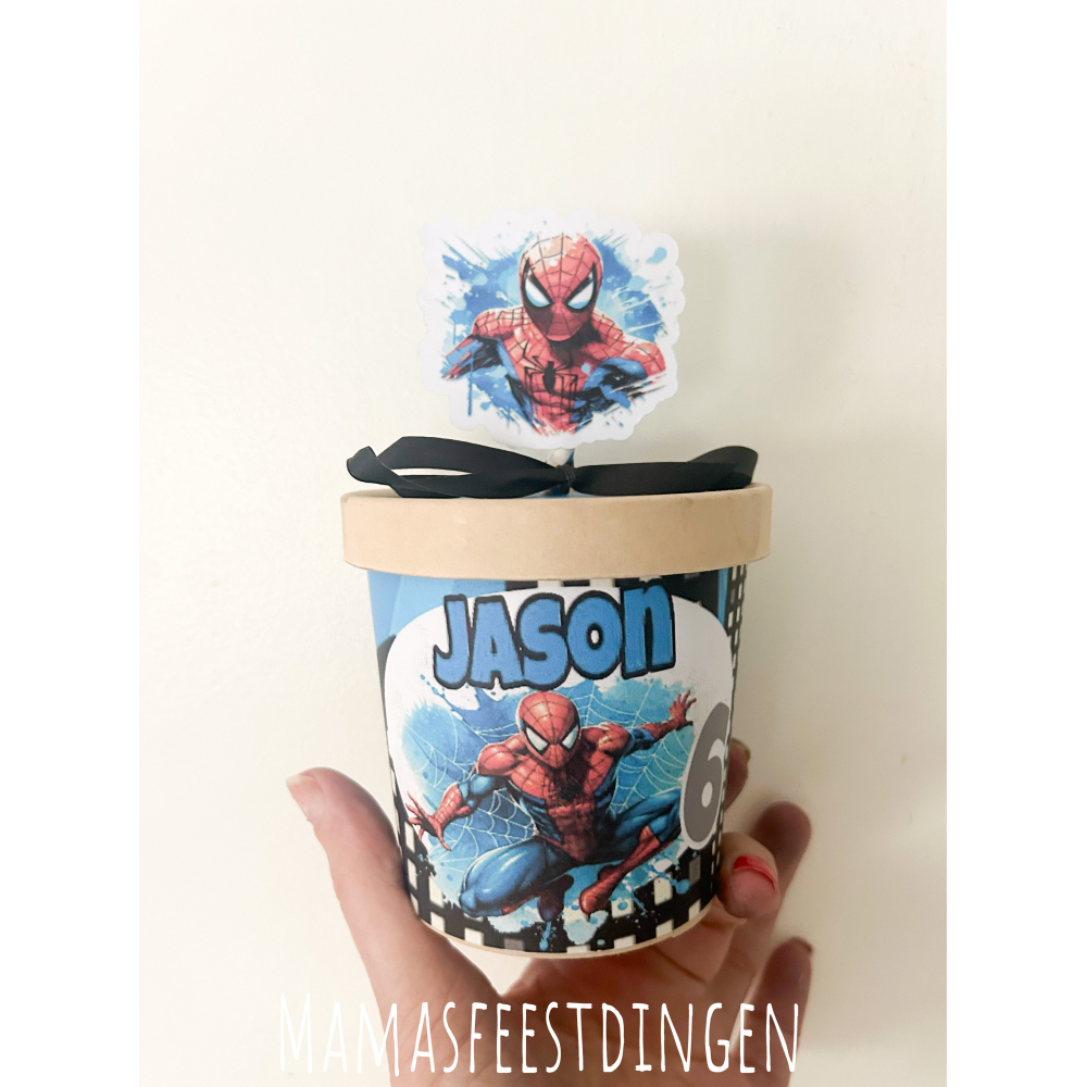 Party cup spiderman  zelf vullen 