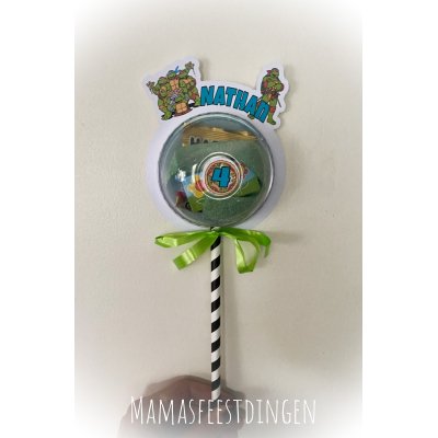 Traktatie bol ninja turtles