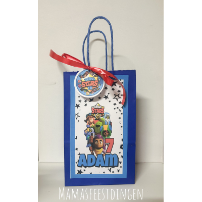 Traktatie tasje / goodie bag Brawlstars zelf vullen Traktatie tasje / goodie bag Brawlstars zelf vullen