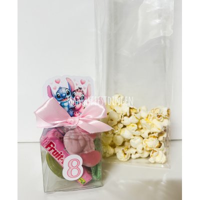 Snoep doosje met popcorn stitch 