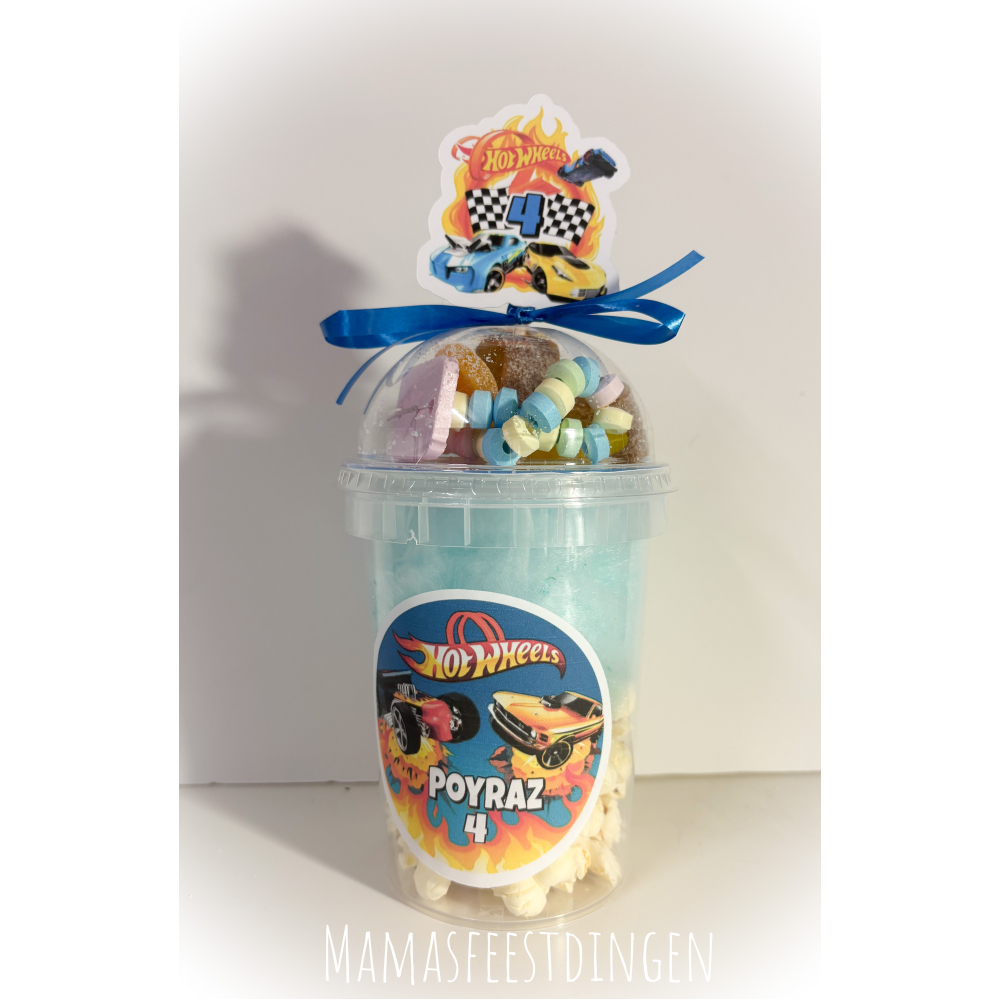 Suikerspin / popcorn en snoepjes hotweels