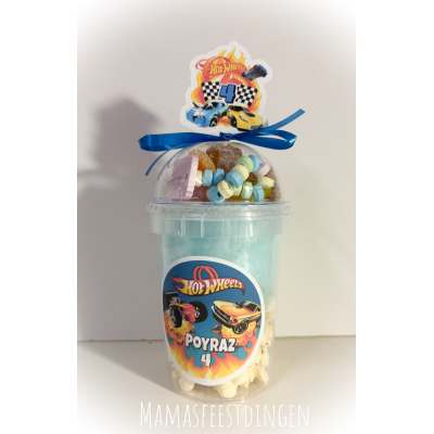Suikerspin / popcorn en snoepjes hotweels Suikerspin / popcorn en snoepjes hotweels