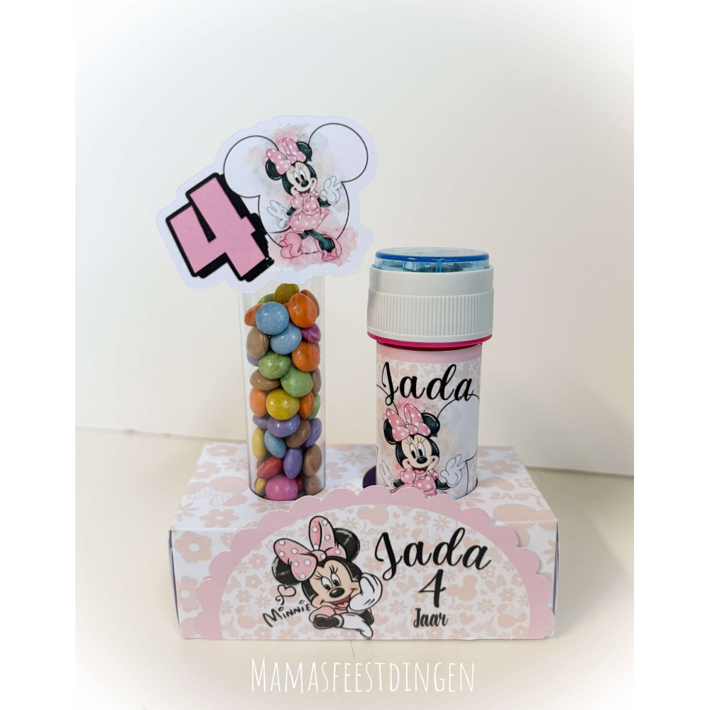Smarties en bellenblaas box Minnie 