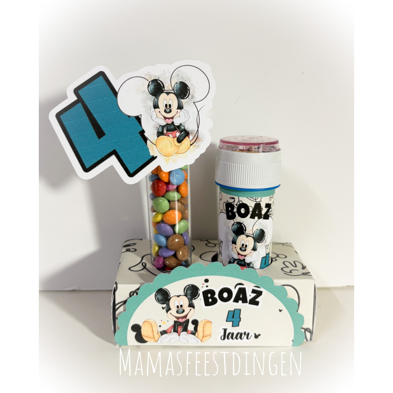 Smarties en bellenblaas setje Mickey mouse 