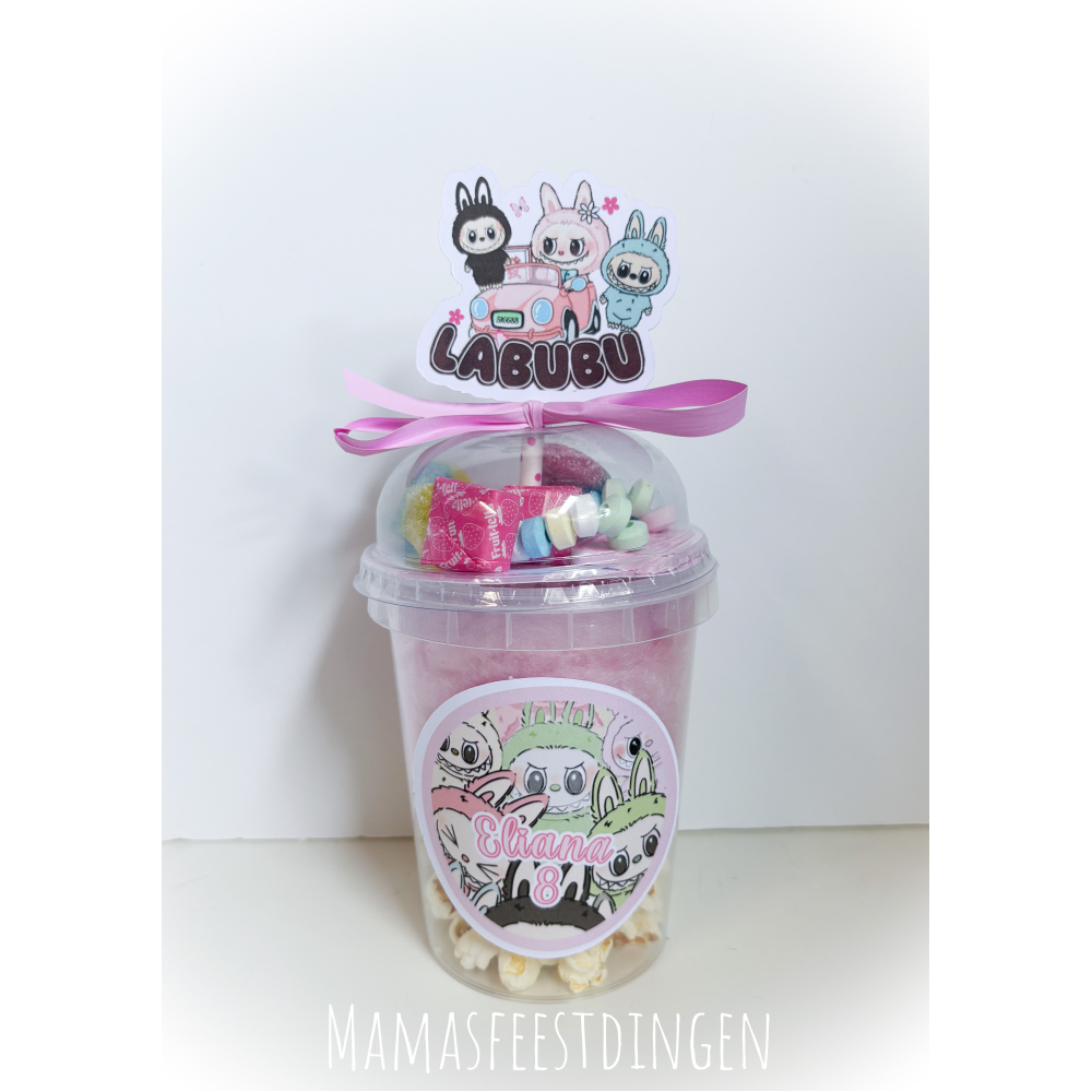 Suikerspin / snoep / popcorn Labubu 