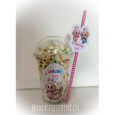 Gekleurde popcorn zoet Labubu Gekleurde popcorn zoet Labubu