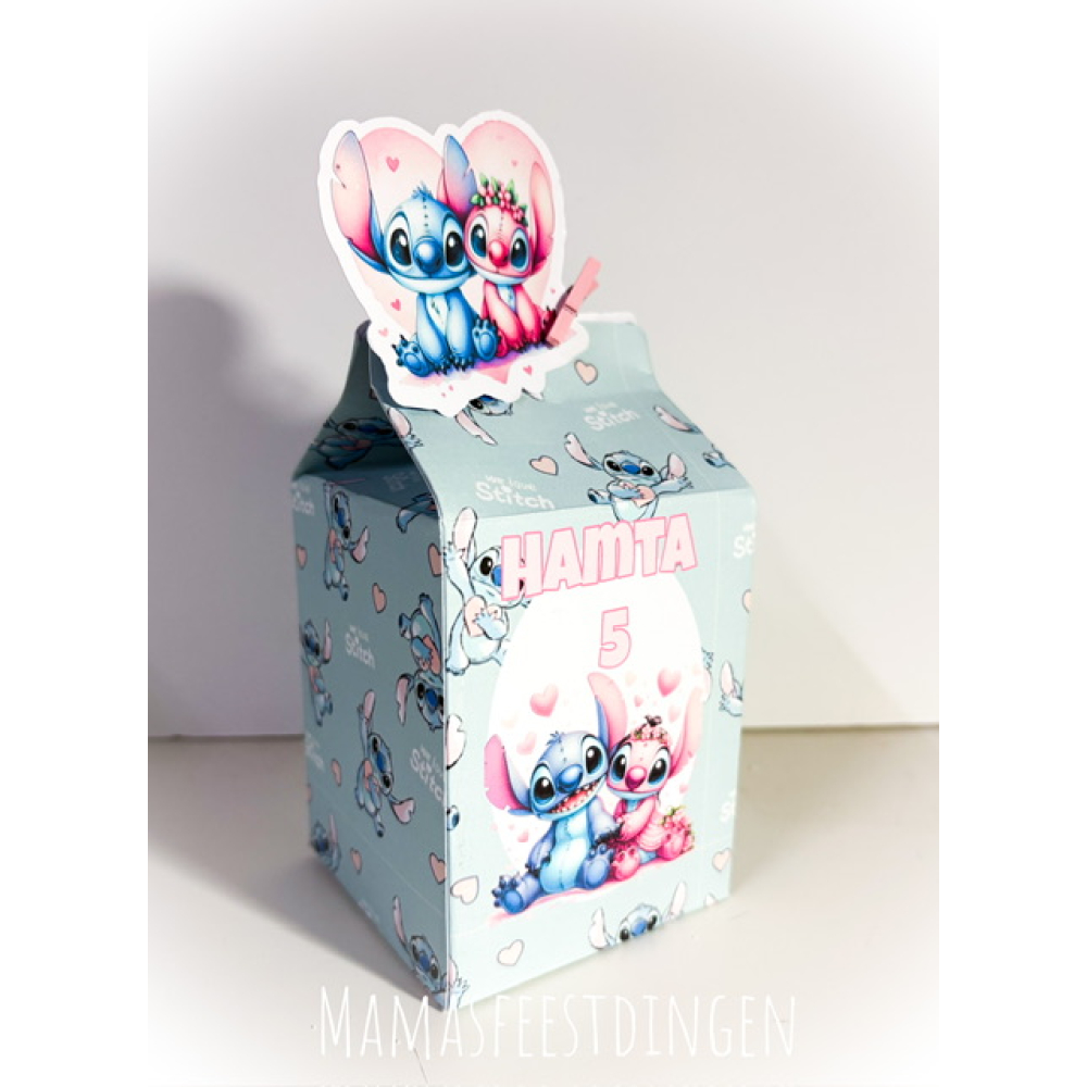 Melkpakje  stitch ( zelf vullen) 