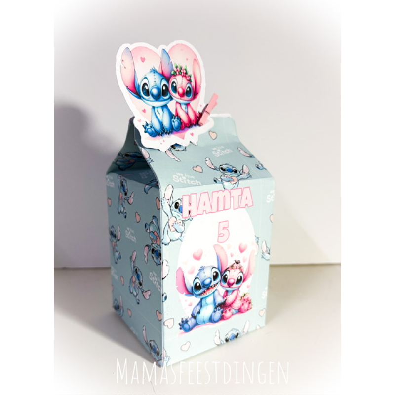 Melkpakje  stitch ( zelf vullen) 