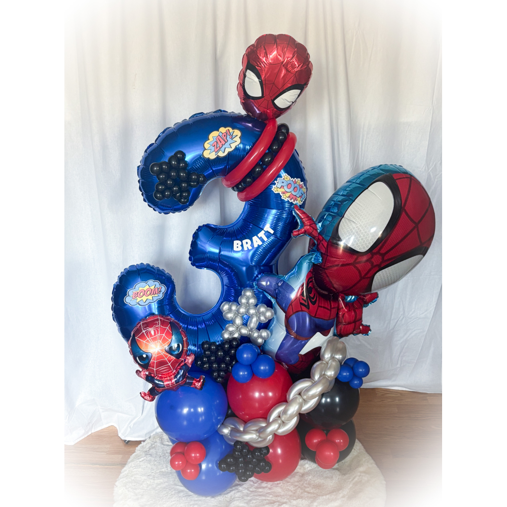 Premium ballonnen bouquet spiderman 