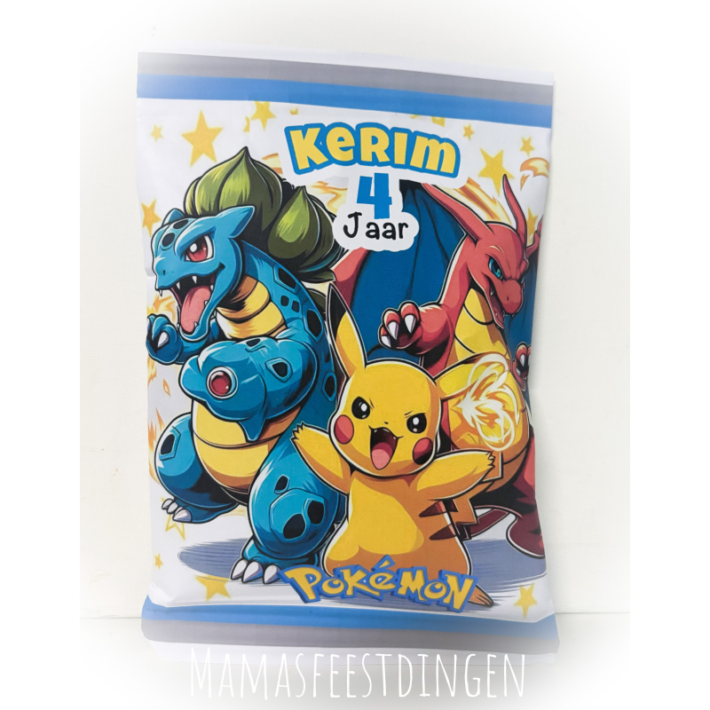  Chips zakje Pokemon 