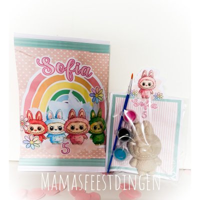 Verfsetje met chips Labubu 