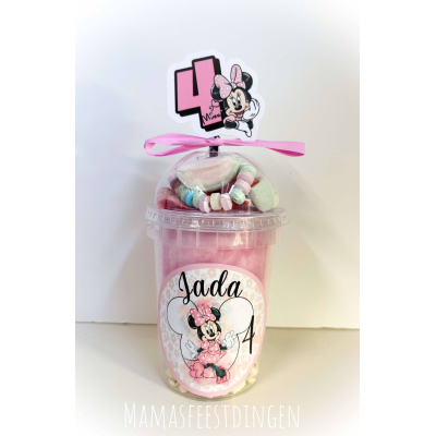 Suikerspin/ popcorn en snoep Minnie mouse Suikerspin/ popcorn en snoep Minnie mouse