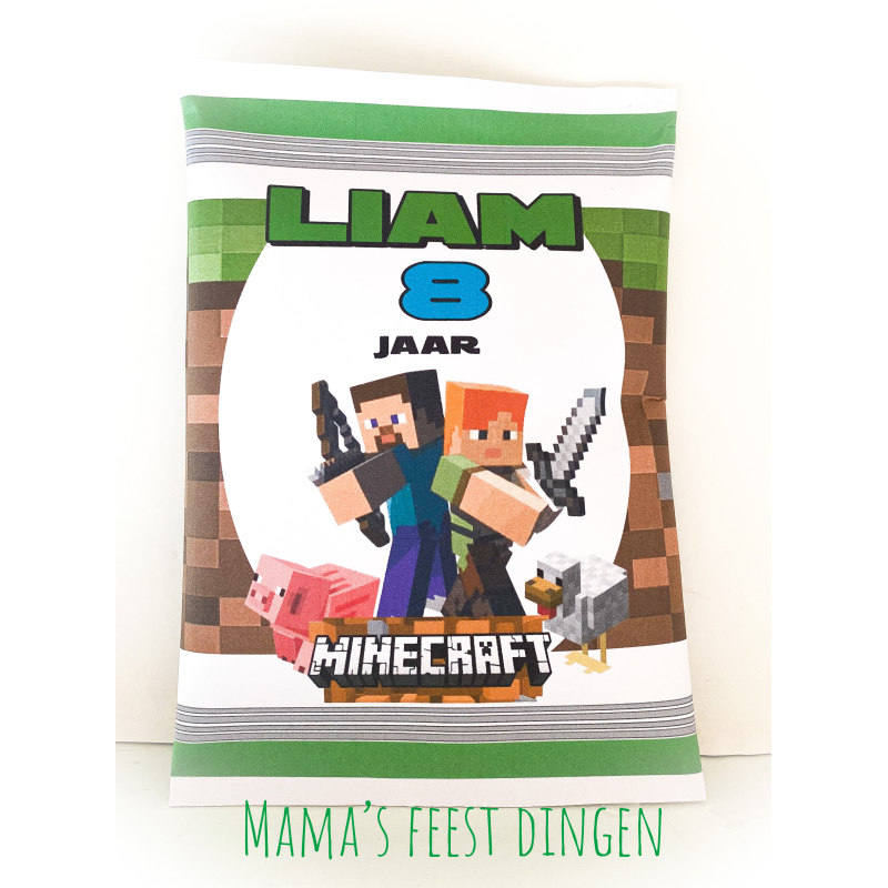 Chips zakje minecraft