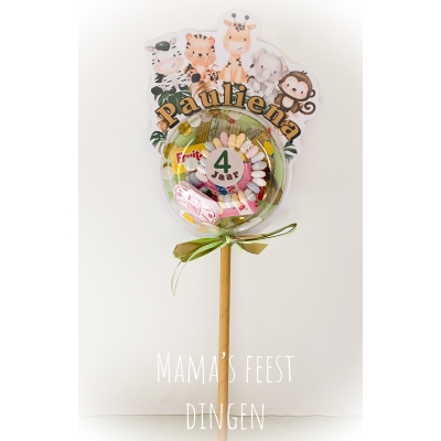  Traktatiebol  jungle baby dieren 